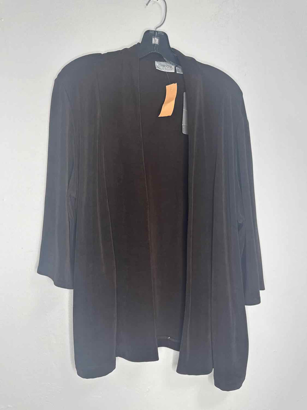 Chicos Size 3 Brown NWT Solid cardigan