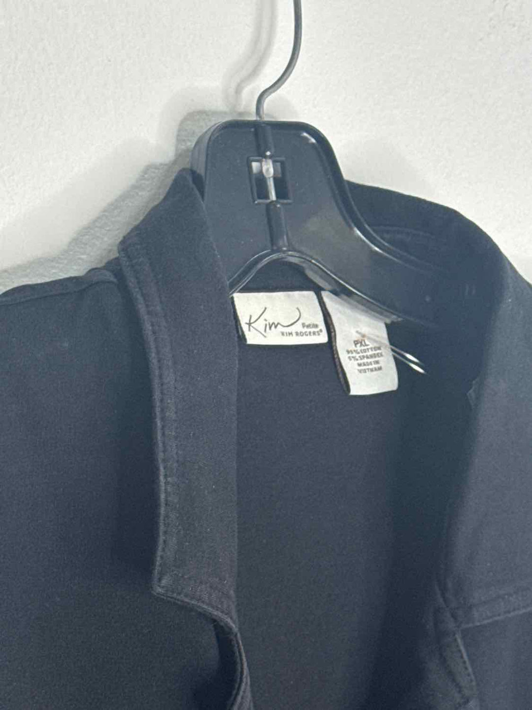 Kim Rogers Women Size PXL Black cardigan