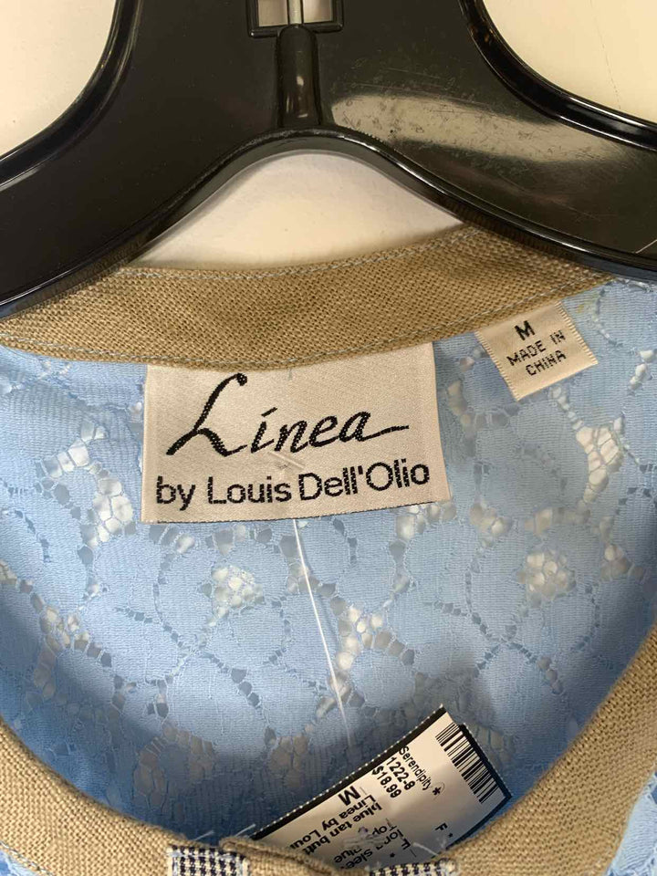 Linea by Louis Dell'Olio Women Size M Blue long sleeve top