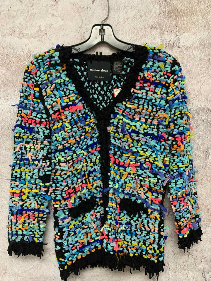 Michael Simon Women Size S Multi-Color cardigan