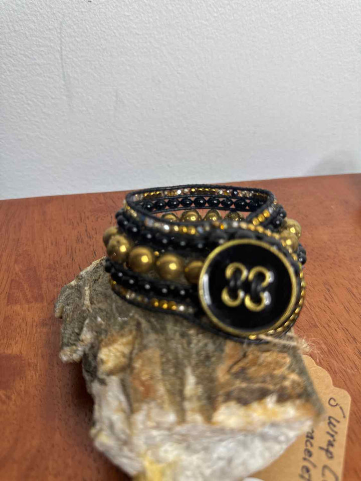 Stone Addiction Size OS Black Excellent Bracelet