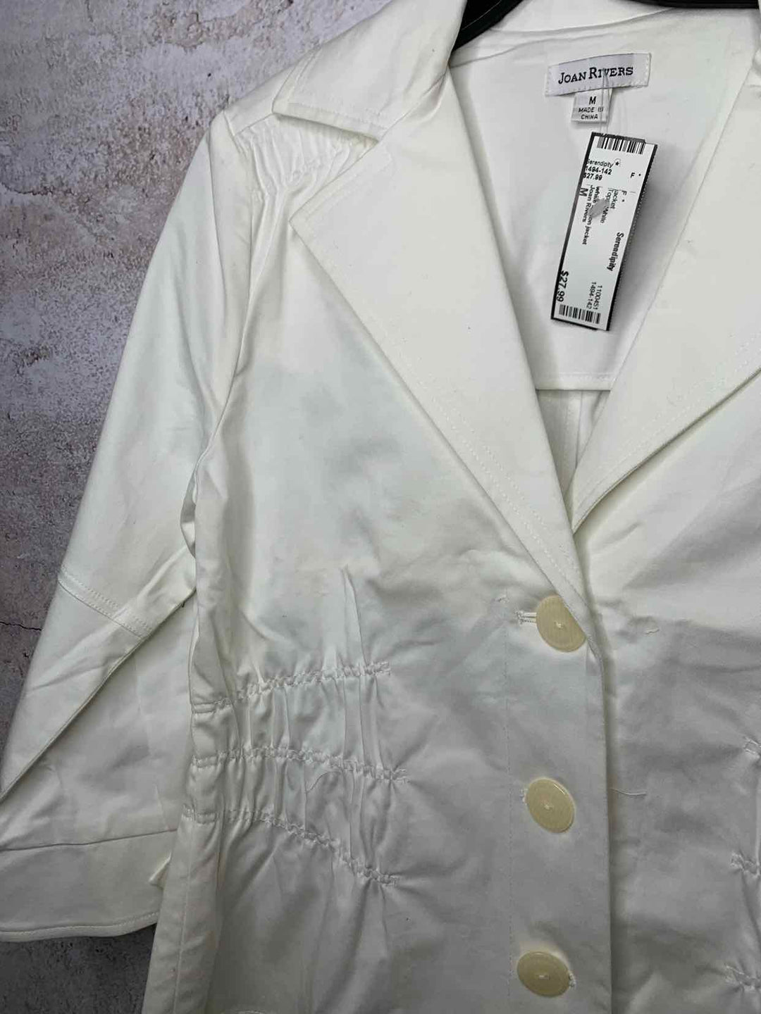 Joan Rivers White Women Size M jacket