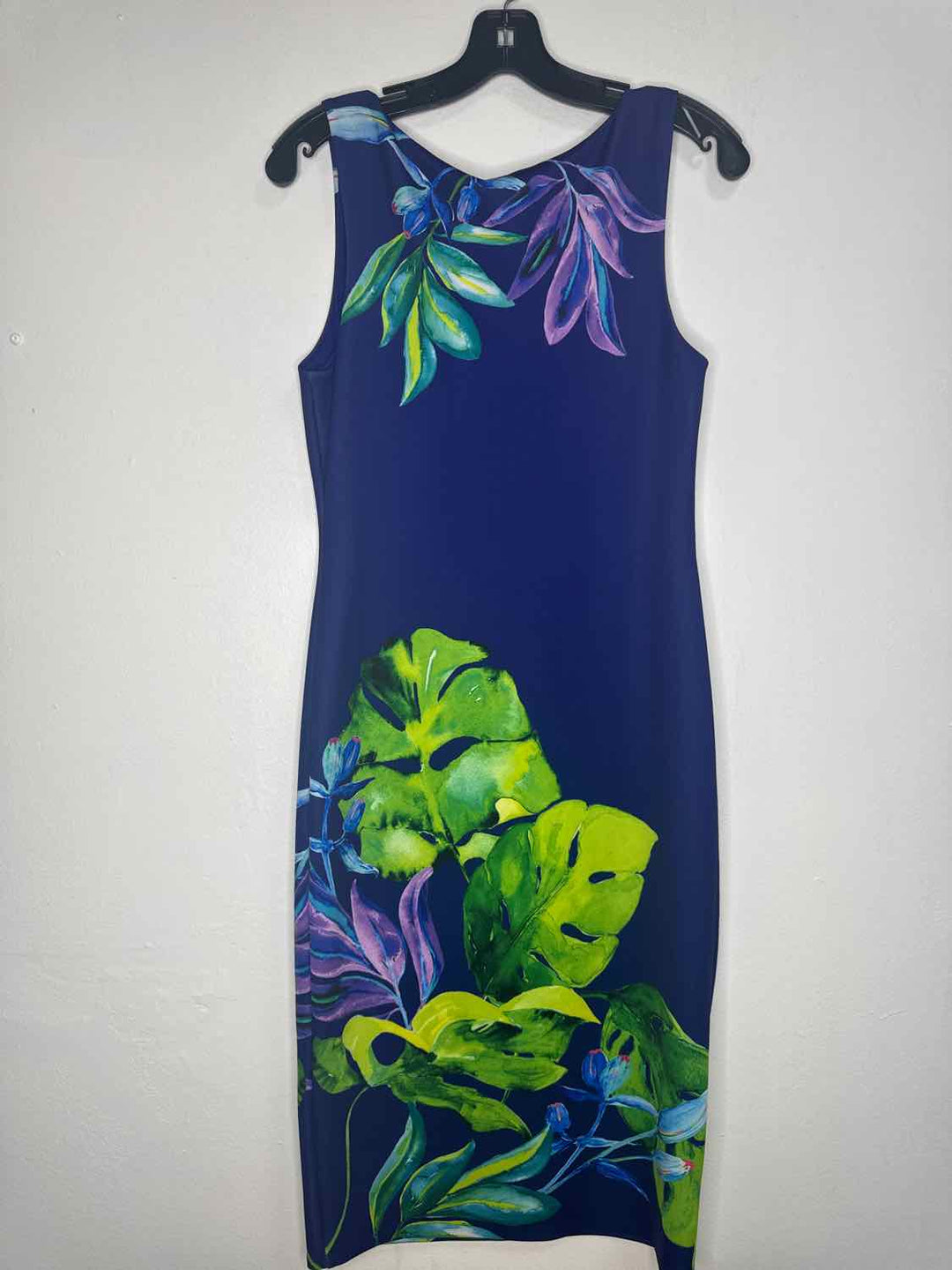 Bold Elements Size S Purple Floral short sleeve