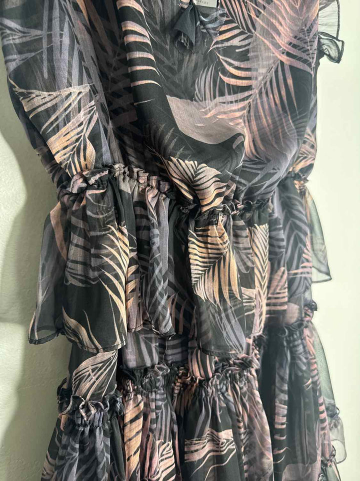 Misa Los Angeles Size M Multi-Color NWT Fern Leaves sleeveless dress