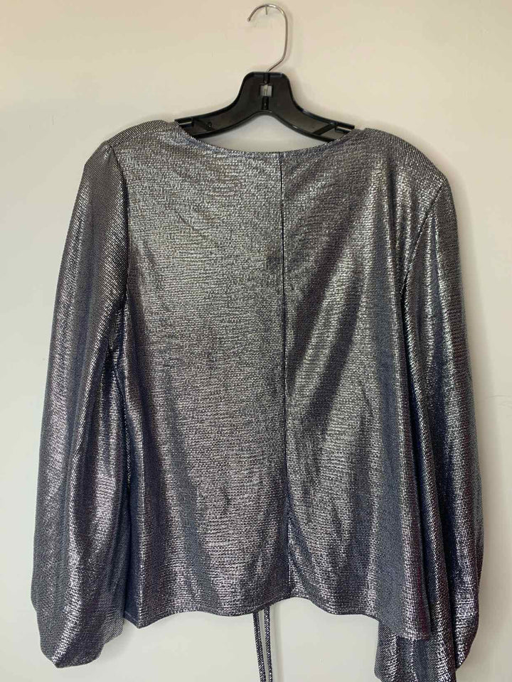 MSK Women Size S silver long sleeve top