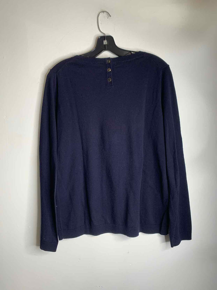 Talbots Navy Women Size M sweater