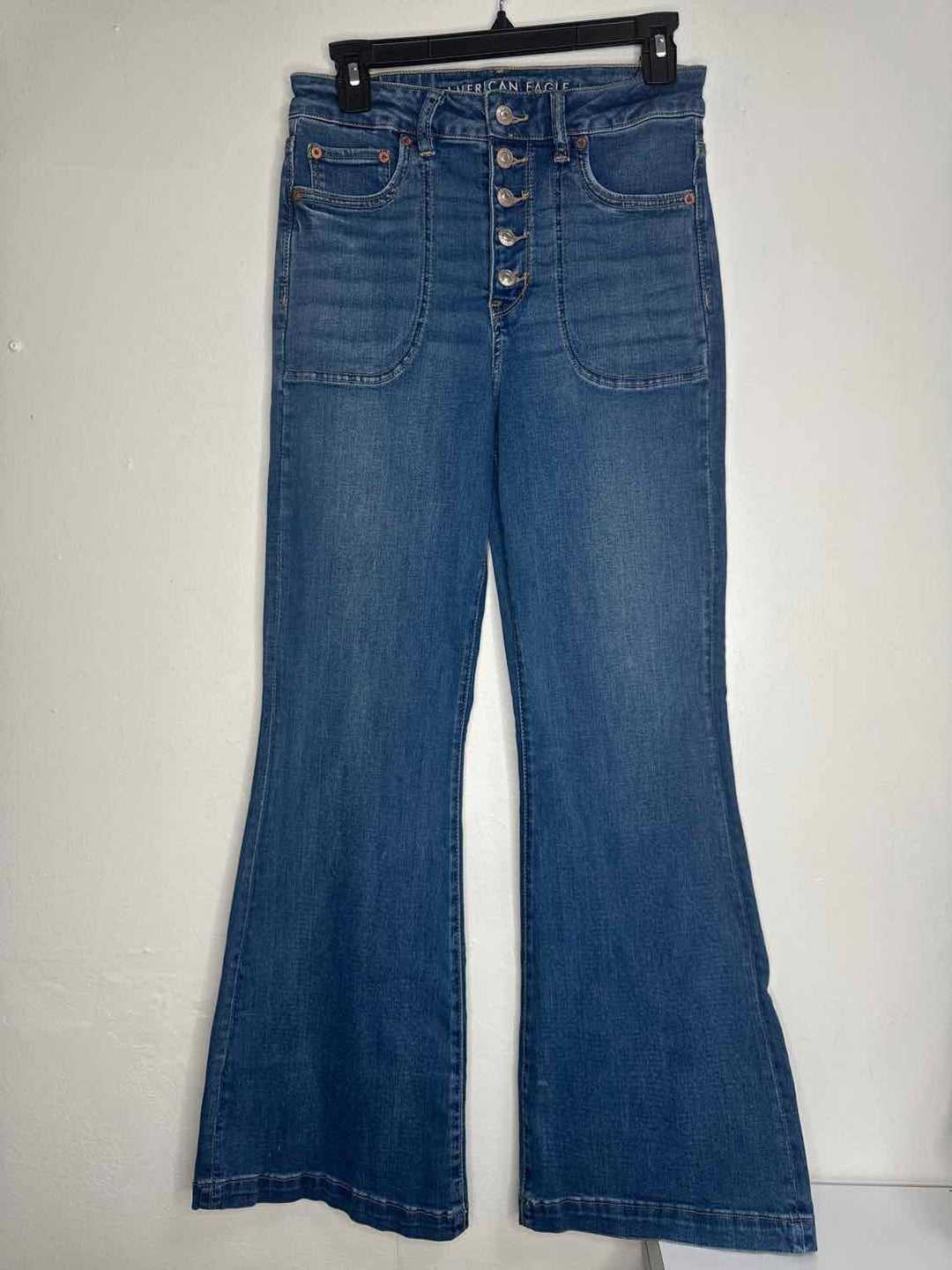 American Eagle Size 8 Denim Wide Leg Jeans