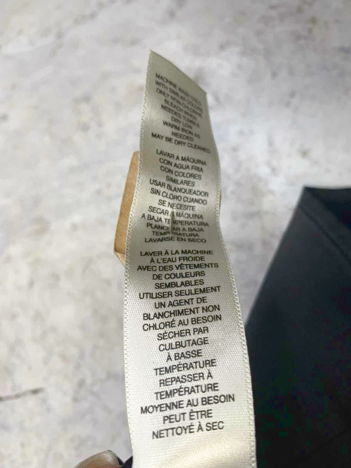 White Black Market Size 4 Black long sleeve top