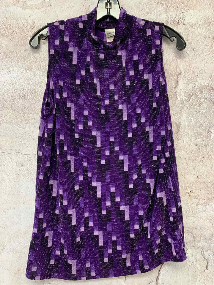 Bonkers Size 14 Purple short sleeve top