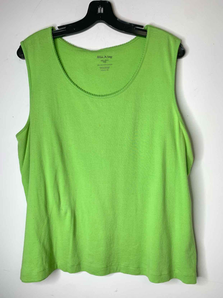 White Stag Women Size 2X Lime Green tank top