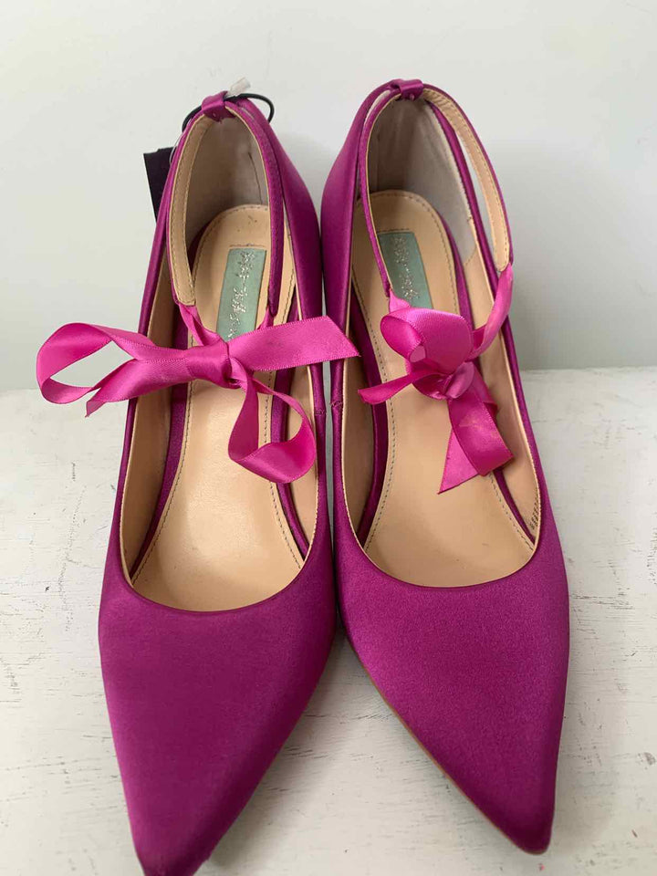 Betsey Johnson purple W Shoe Size 10 high heel