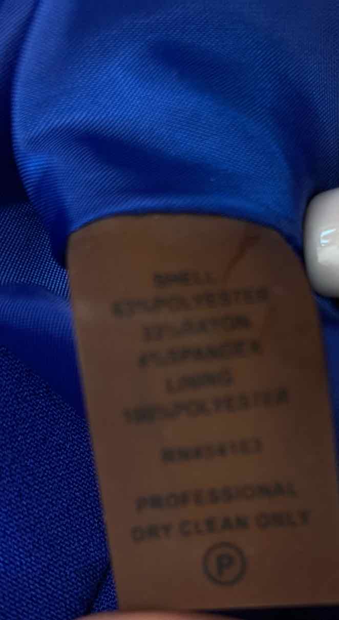 Women Size 6 Calvin Klein Blue sleeveless dress