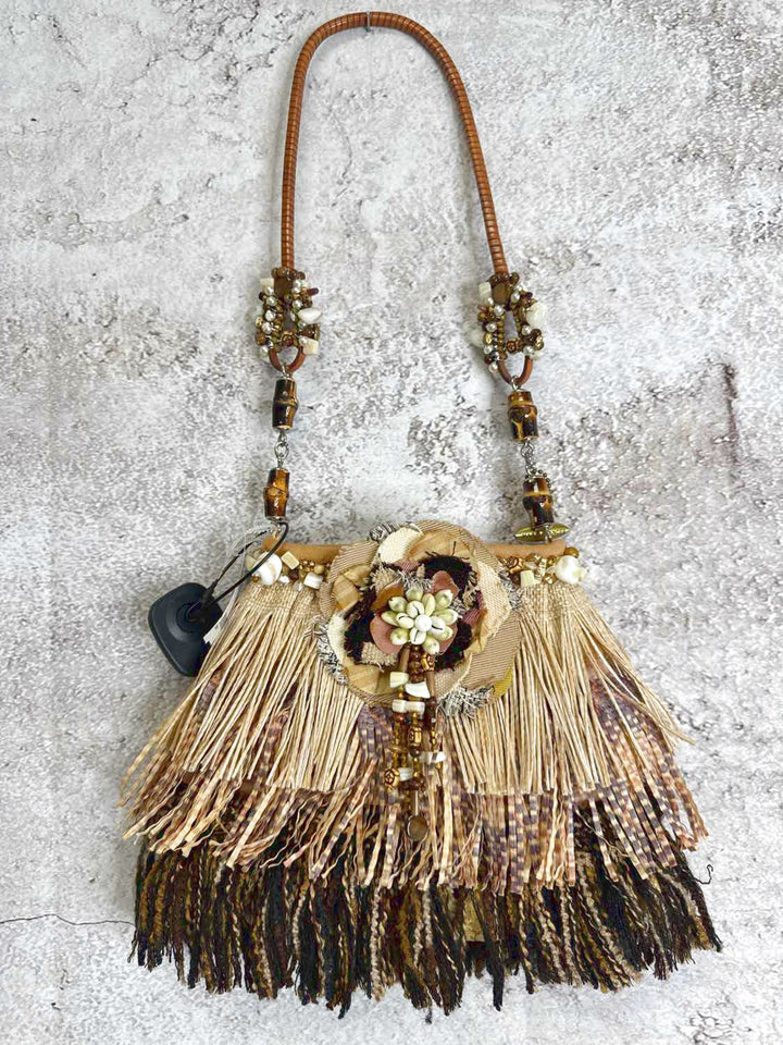 Mary Frances Brown shoulder bag
