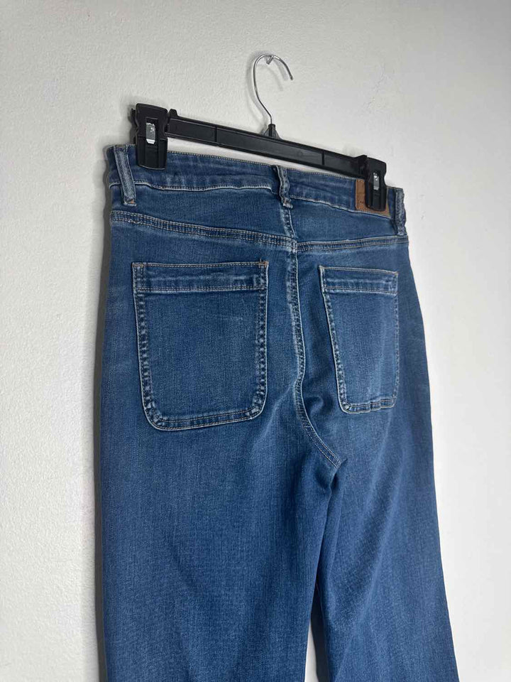 American Eagle Size 8 Denim Wide Leg Jeans