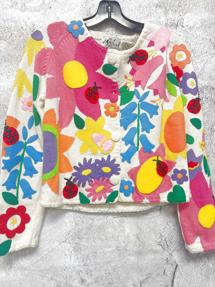 Michael Simon Size S Floral sweater