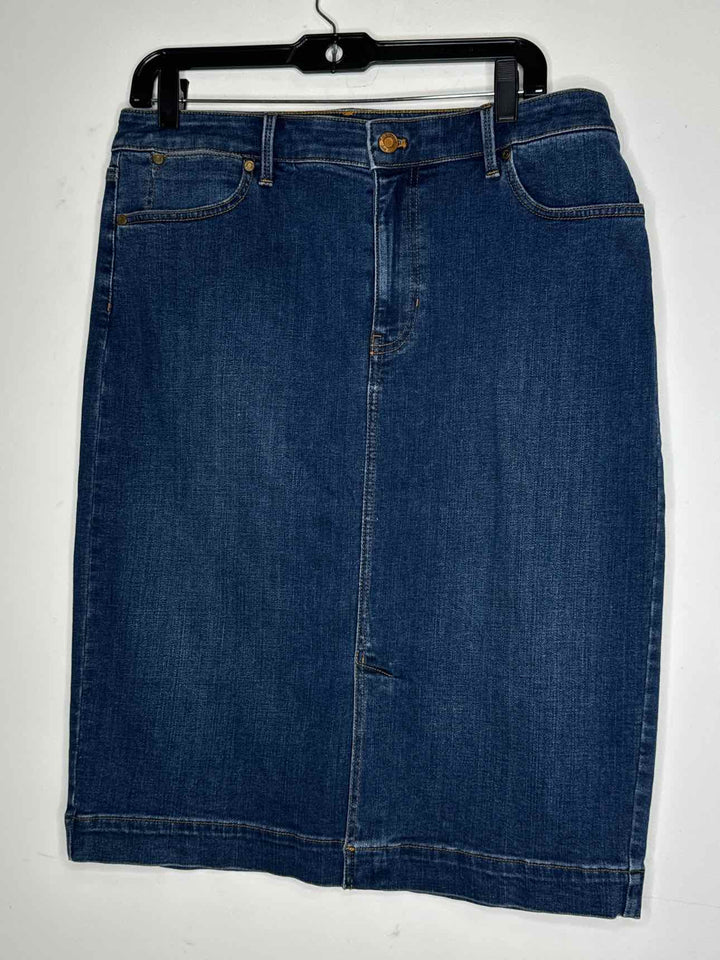 Women Size 12 Talbots Denim Skirt