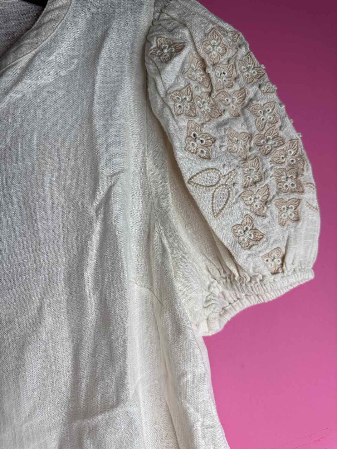 Cartolina Size XXS Cream NWT short sleeve top