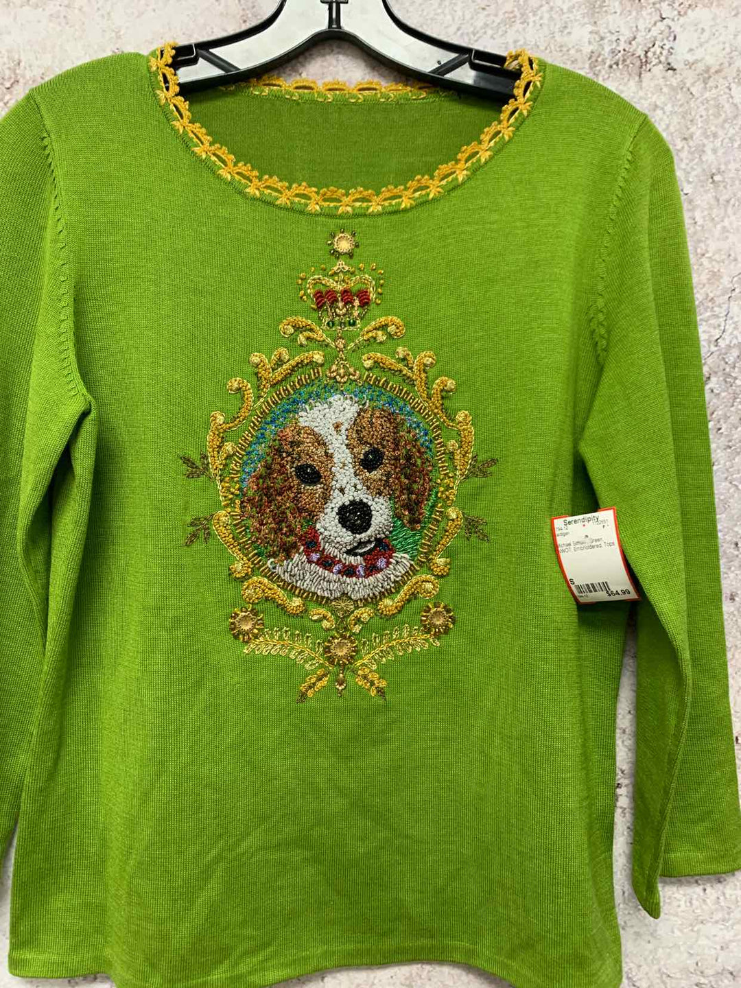 Michael Simon Size S Green NWOT cardigan