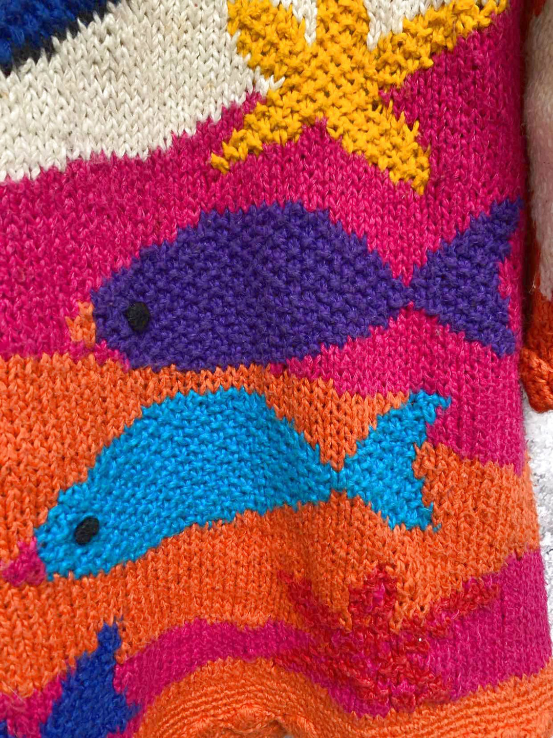 The limited Size S Multi-Color sweater