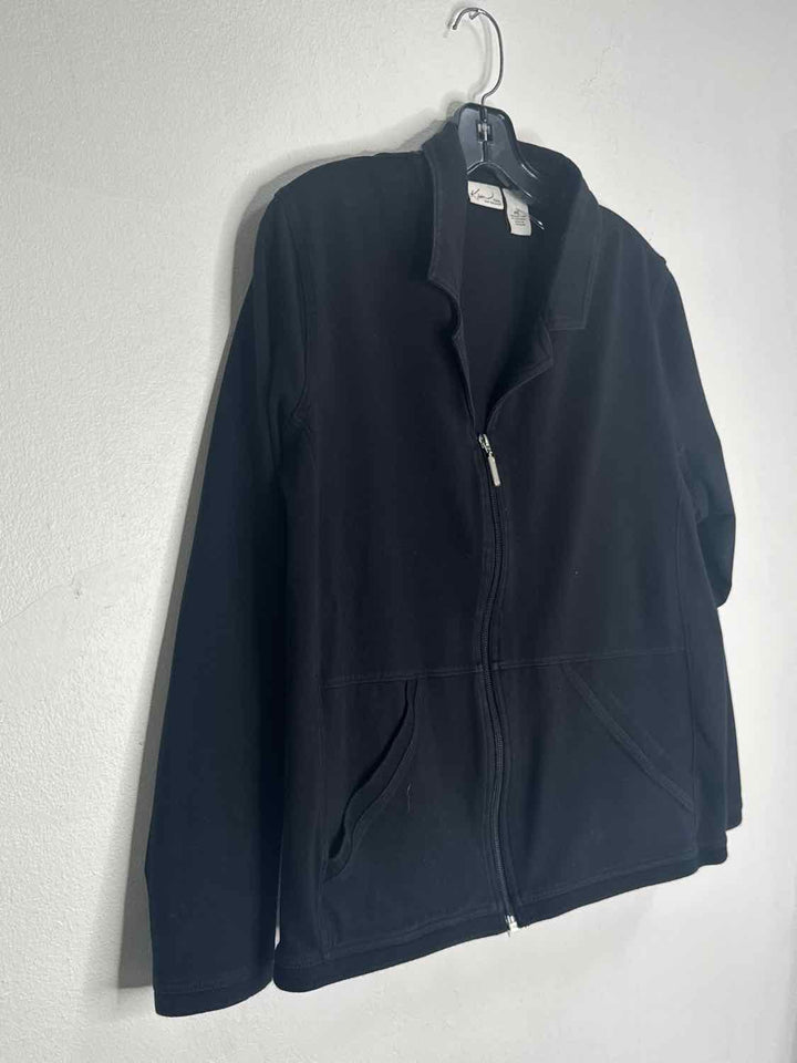 Kim Rogers Women Size PXL Black cardigan