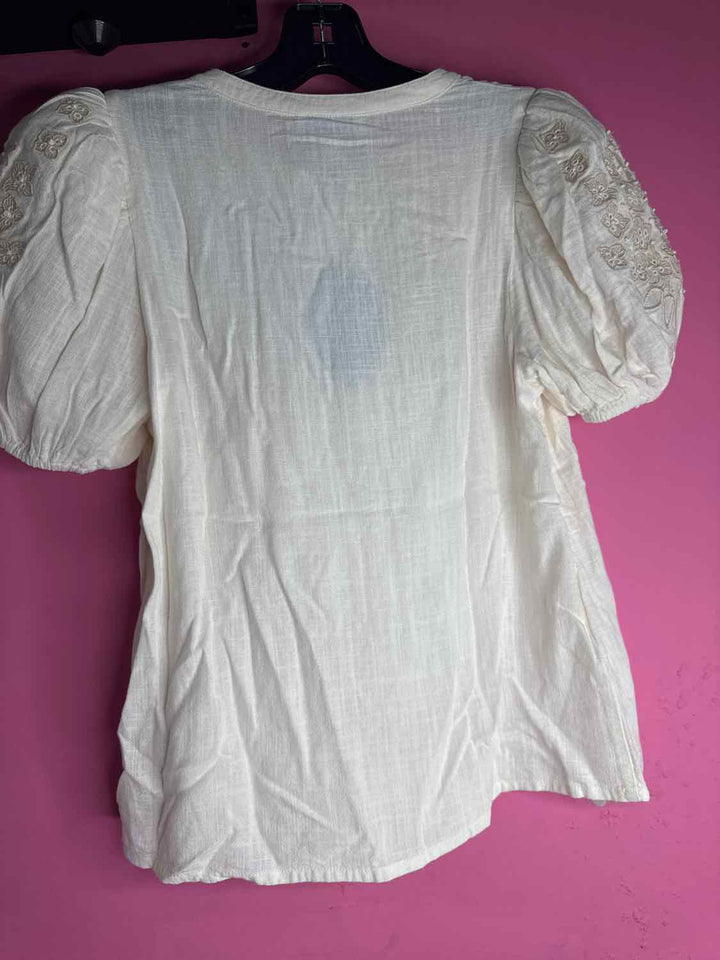 Cartolina Size XXS Cream NWT short sleeve top