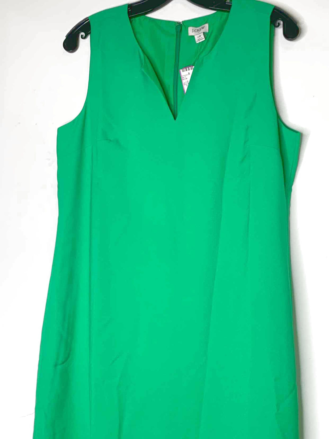 Women Size 10 J Crew Green sleeveless dress