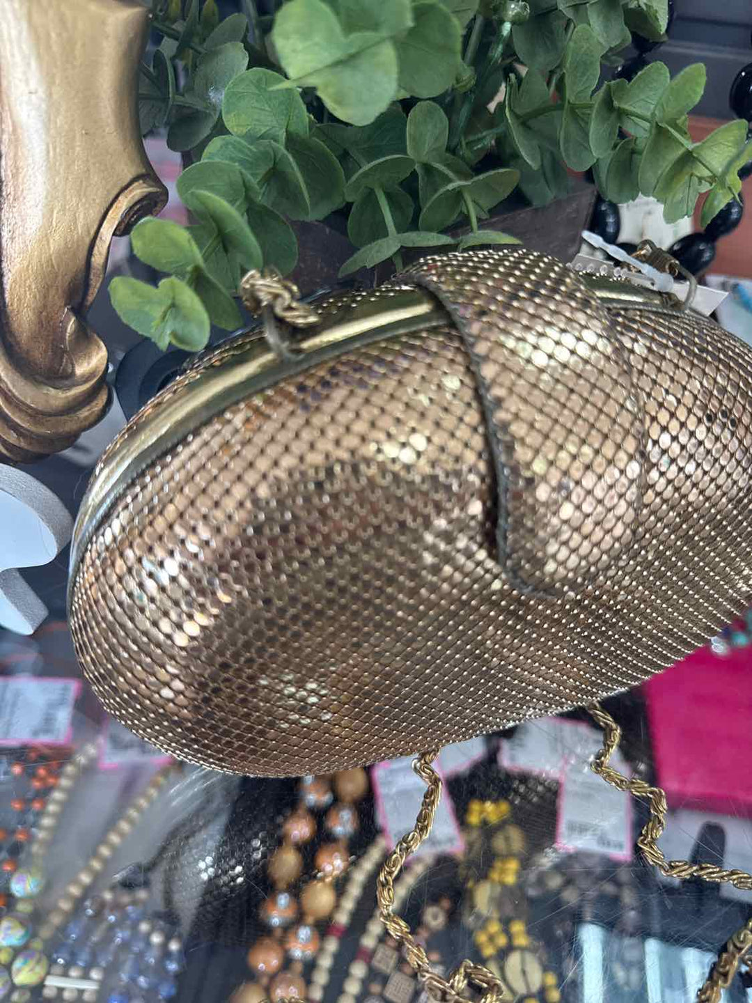 Whiting and Davis Gold Purse