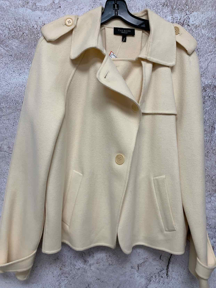 Talbots Ivory Women Size 16 jacket