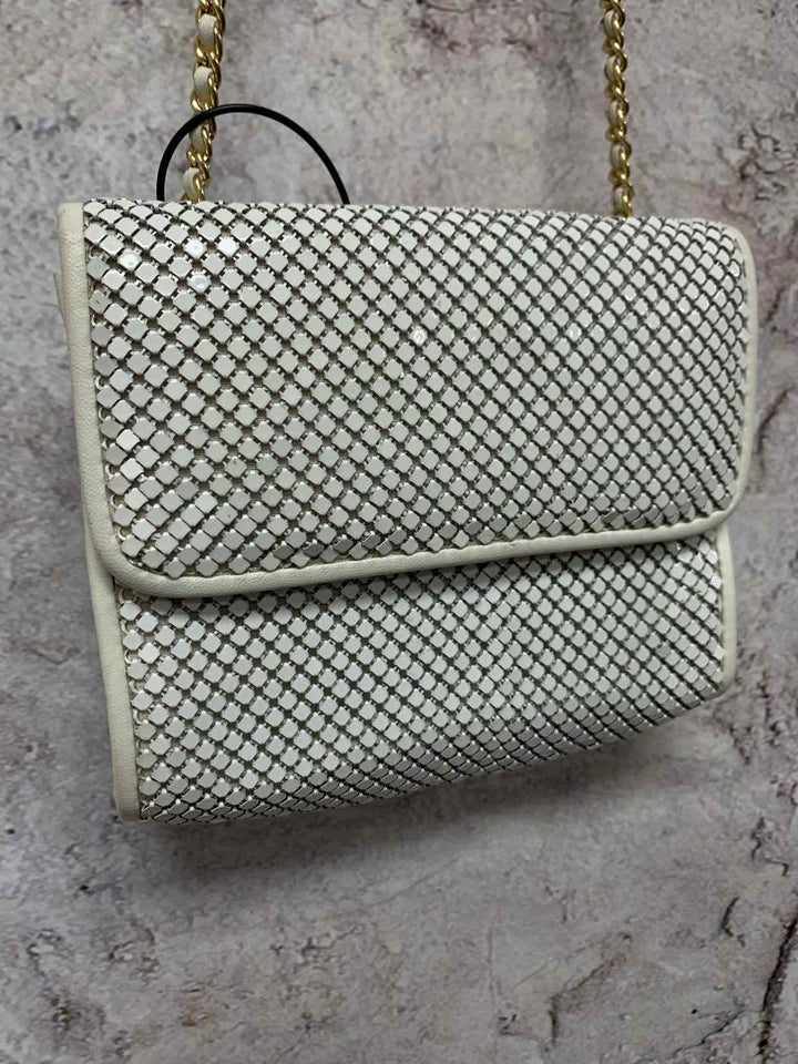 Whiting and Davis White evening bag