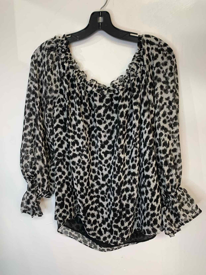 INC International Concepts Women Size XL Black long sleeve top