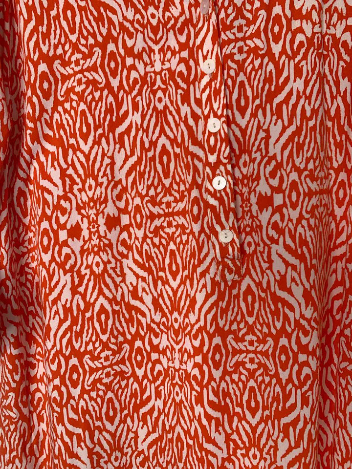 Women Size S La Mer Luxe Orange long sleeve dress