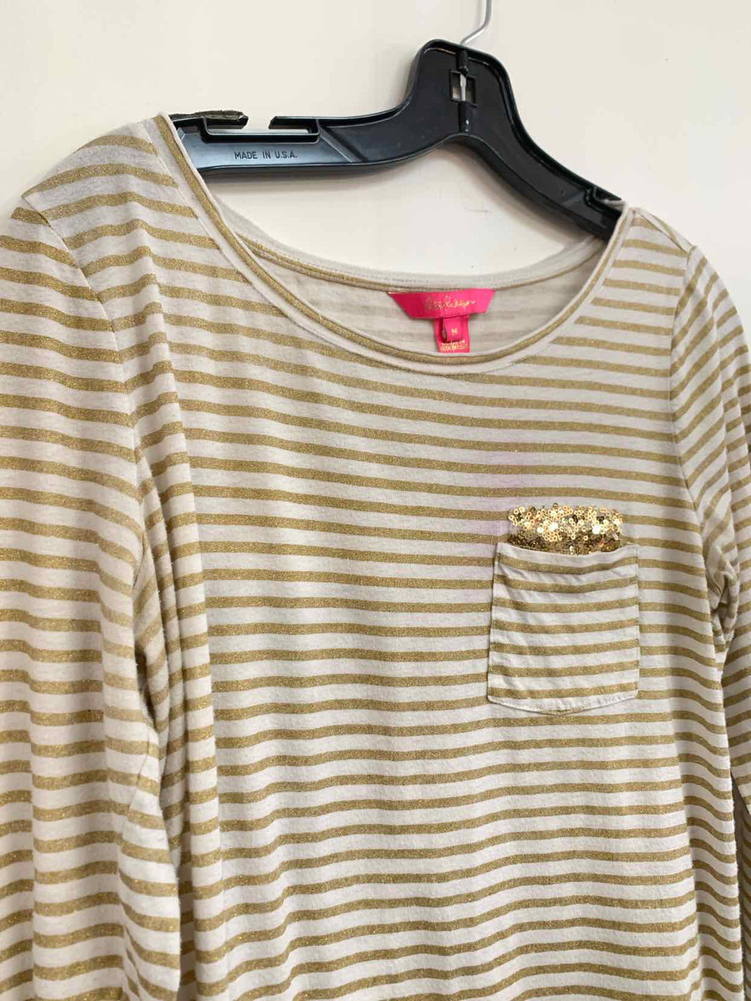 Lilly Pulitzer Women Size M striped long sleeve top
