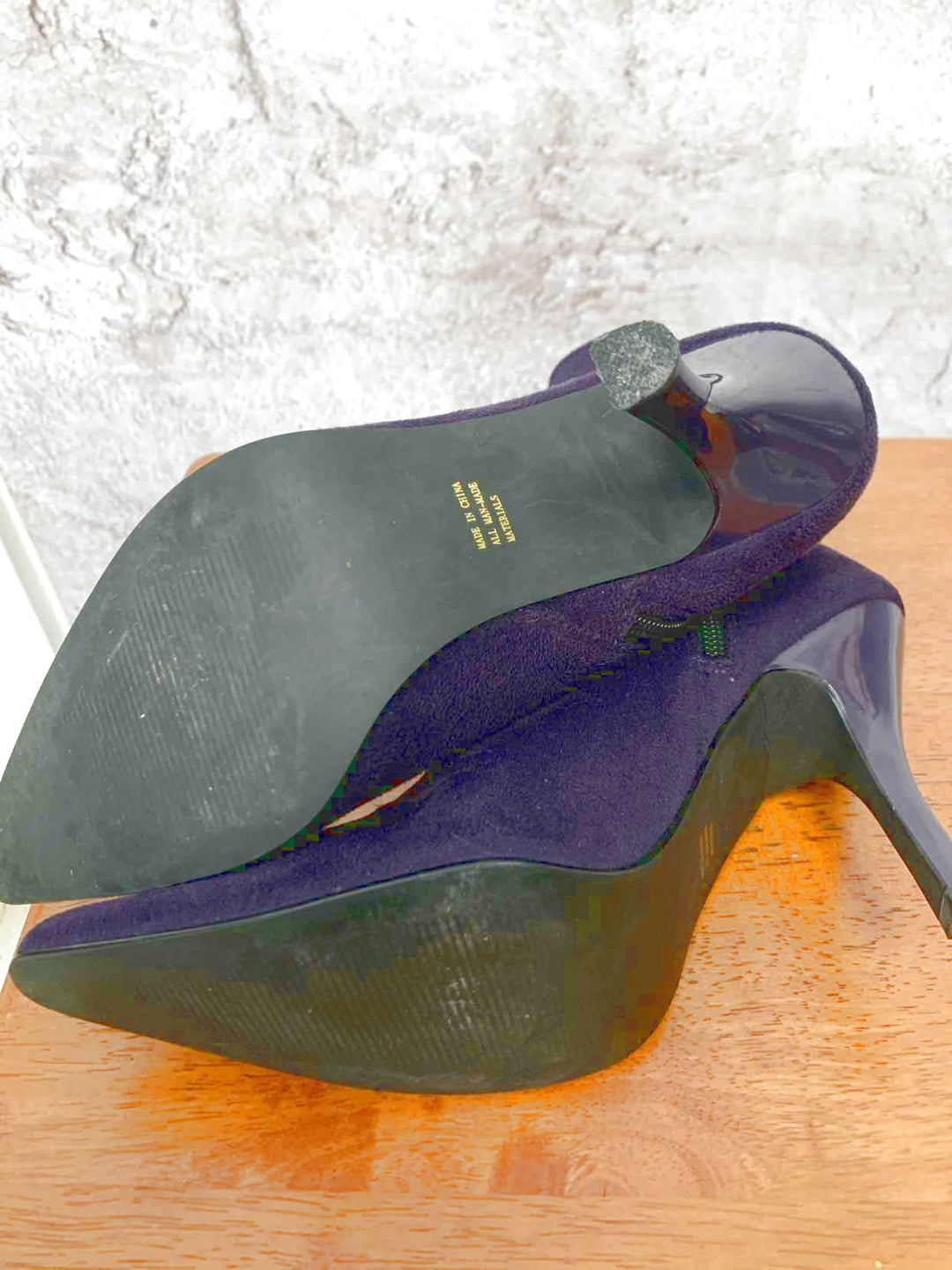 Olivia purple W Shoe Size 7 boots high