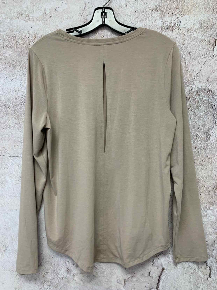 Athleta Women Size S tan athletic top