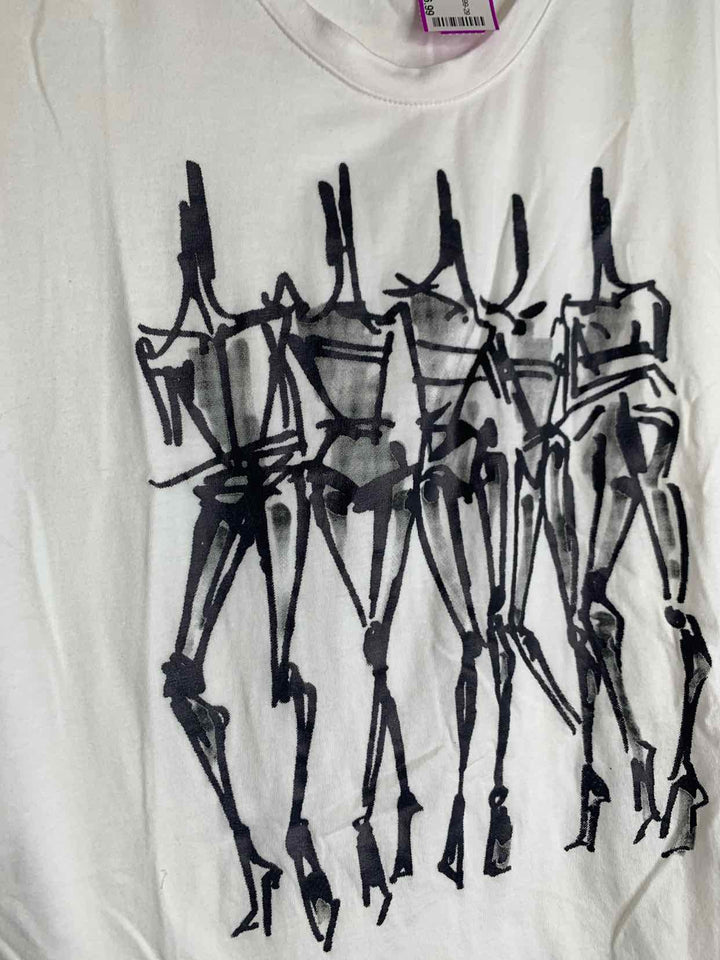 White Black Market Women Size M White tee shirt