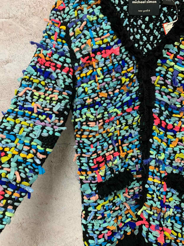Michael Simon Women Size S Multi-Color cardigan