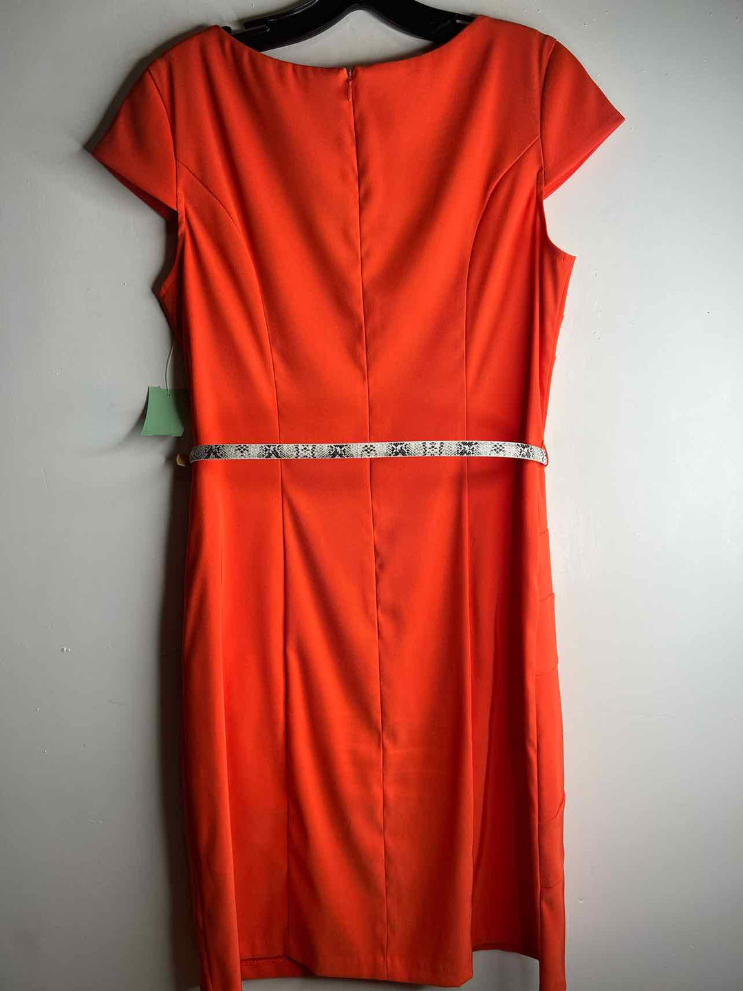 Women Size 10 AGB Orange sleeveless dress