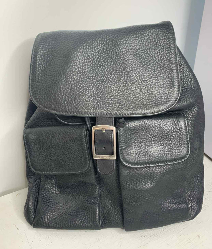 Coach Black backpack purse