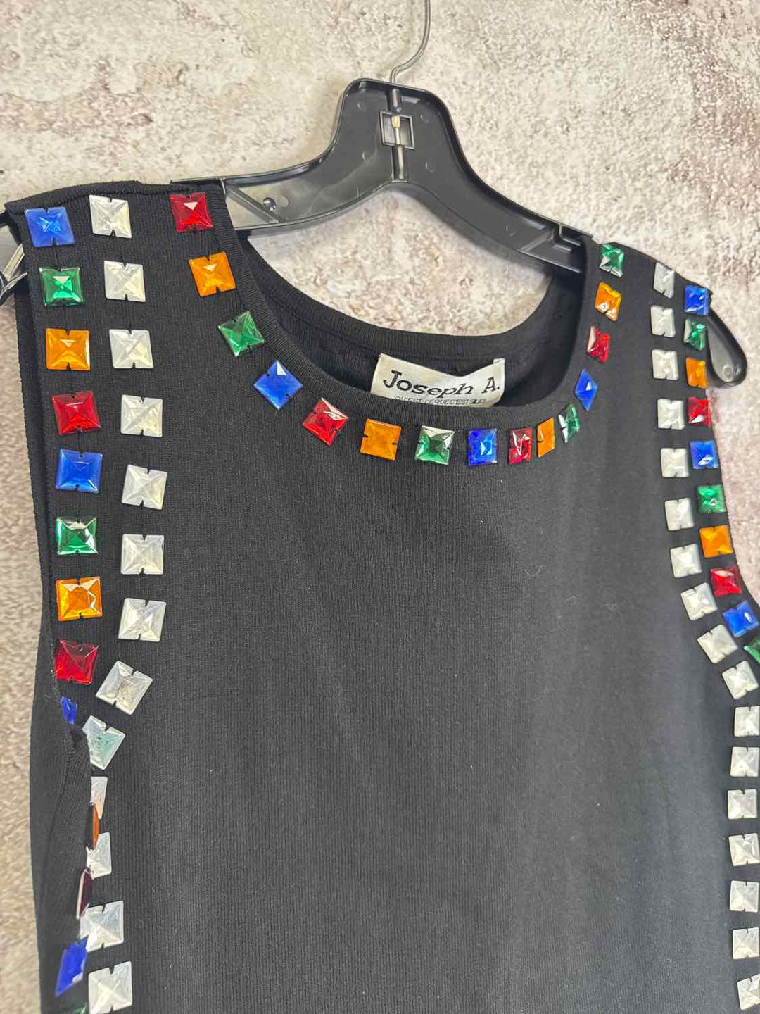 Joseph A Size XL Black Multi Color sleeveless
