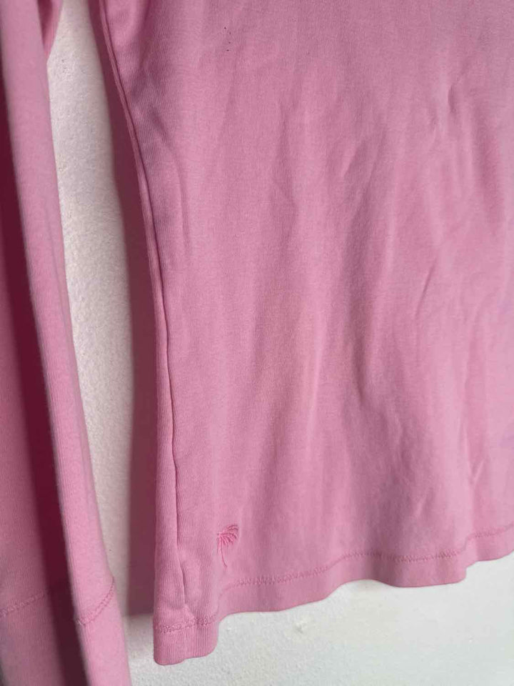 Lilly Pulitzer Size S Pink Scoop Neck long sleeve top