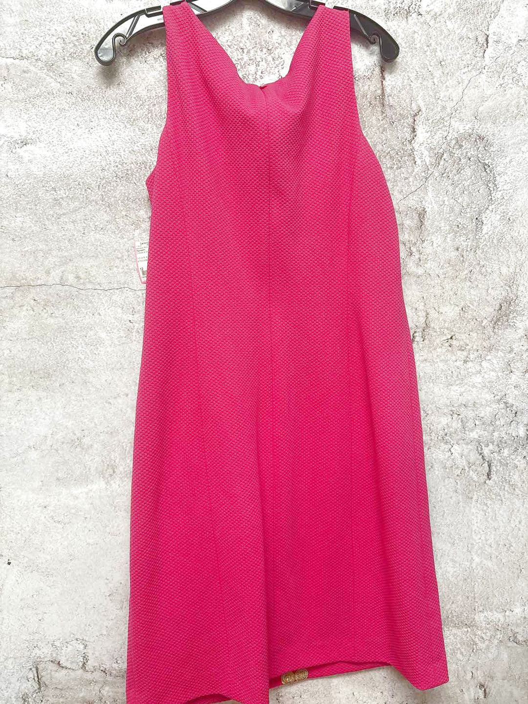 Women Size 12 Pappagallo Hot Pink sleeveless dress