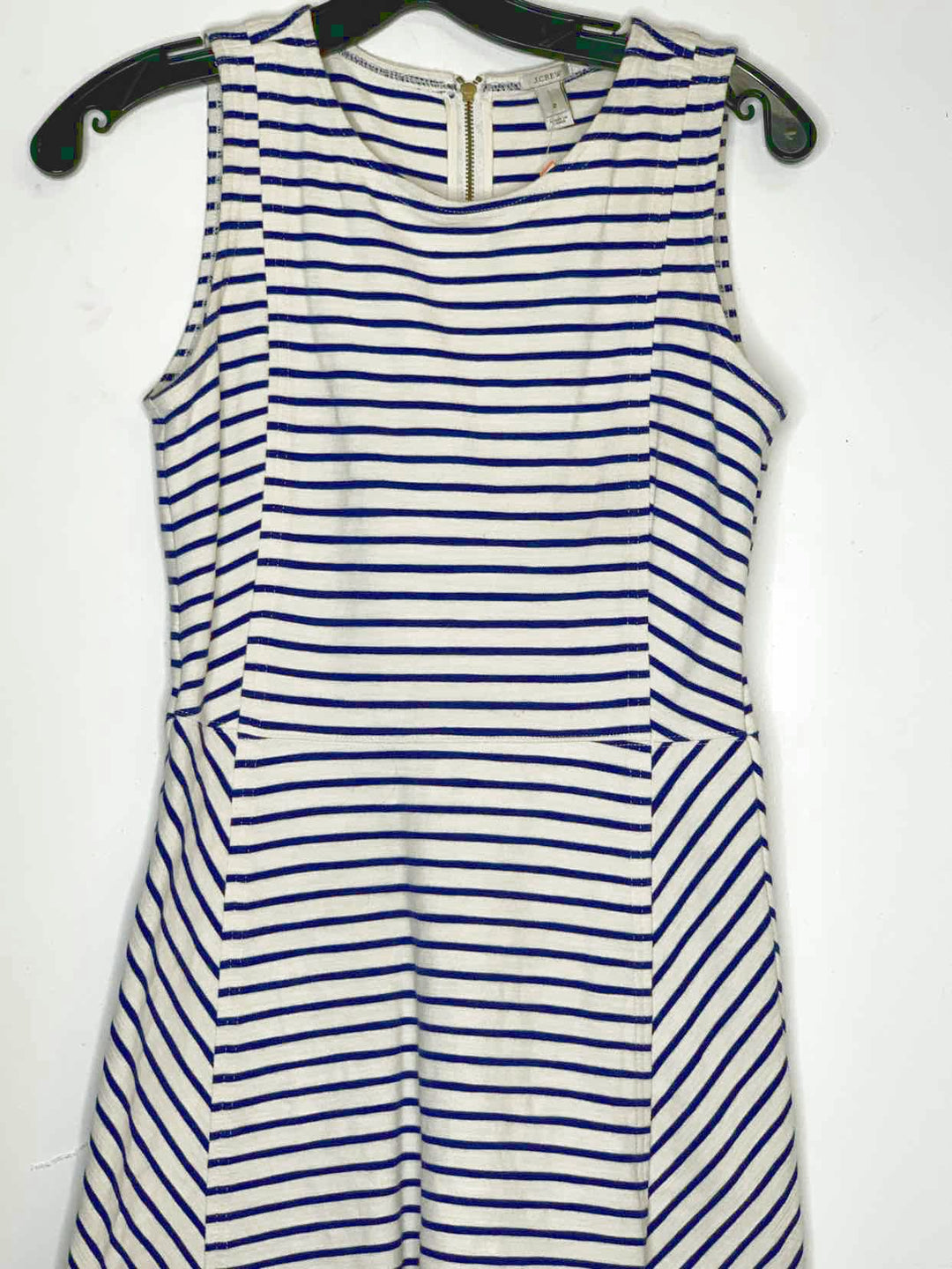 Women Size 2 J Crew striped sleeveless dress
