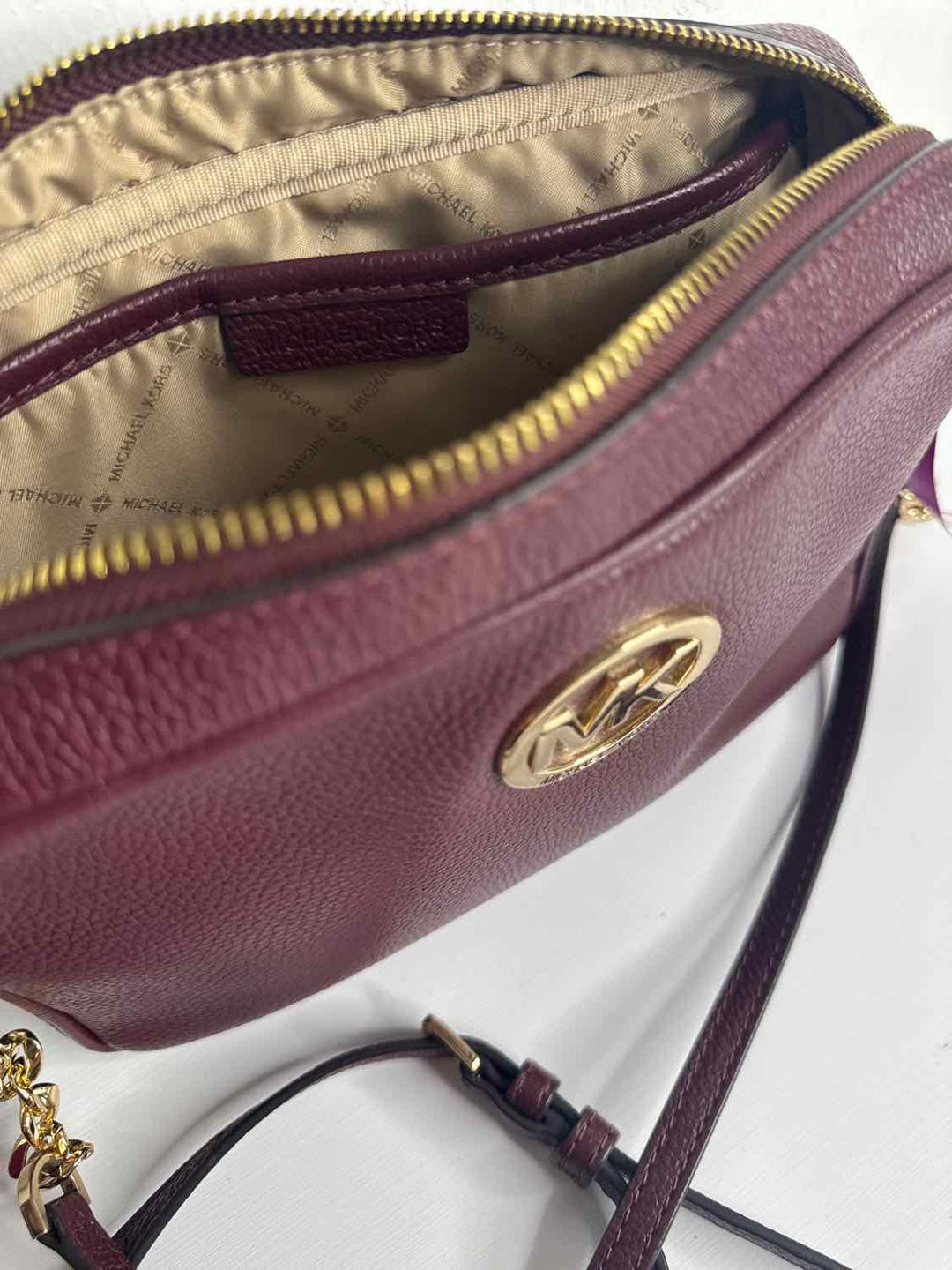 Michael Kors Burgundy crossbody