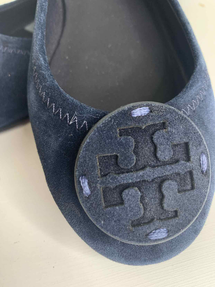 Tory Burch Navy W Shoe Size 6 flat shoe