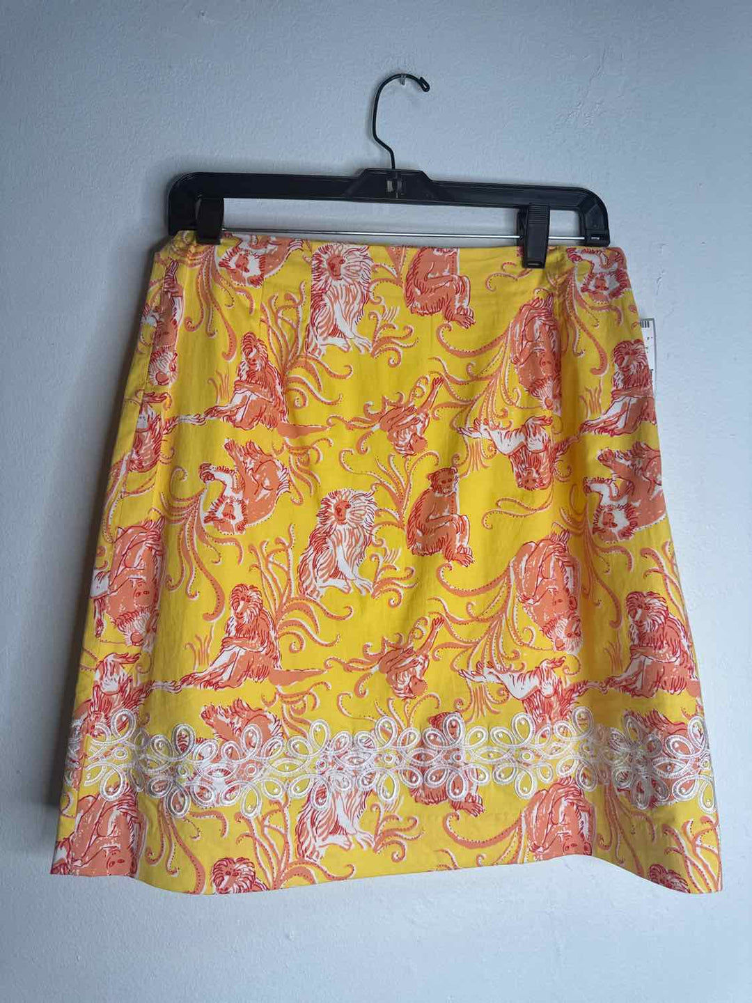 Key West Size 10 Yellow knee length skirt