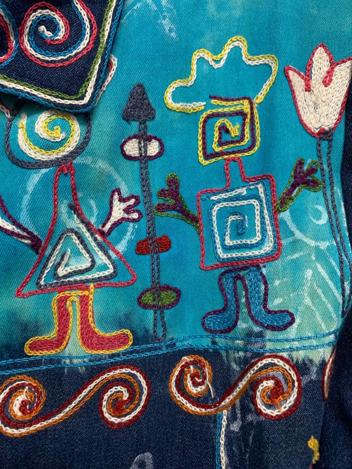 Sandy Starkman Size L Teal jacket