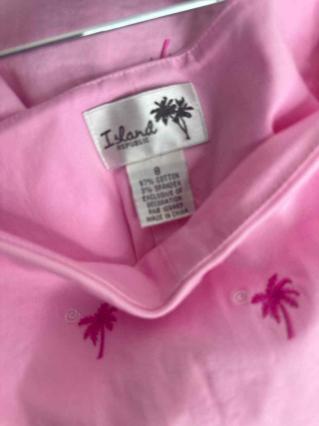 Island Republic Size 8 Pink knee length skirt