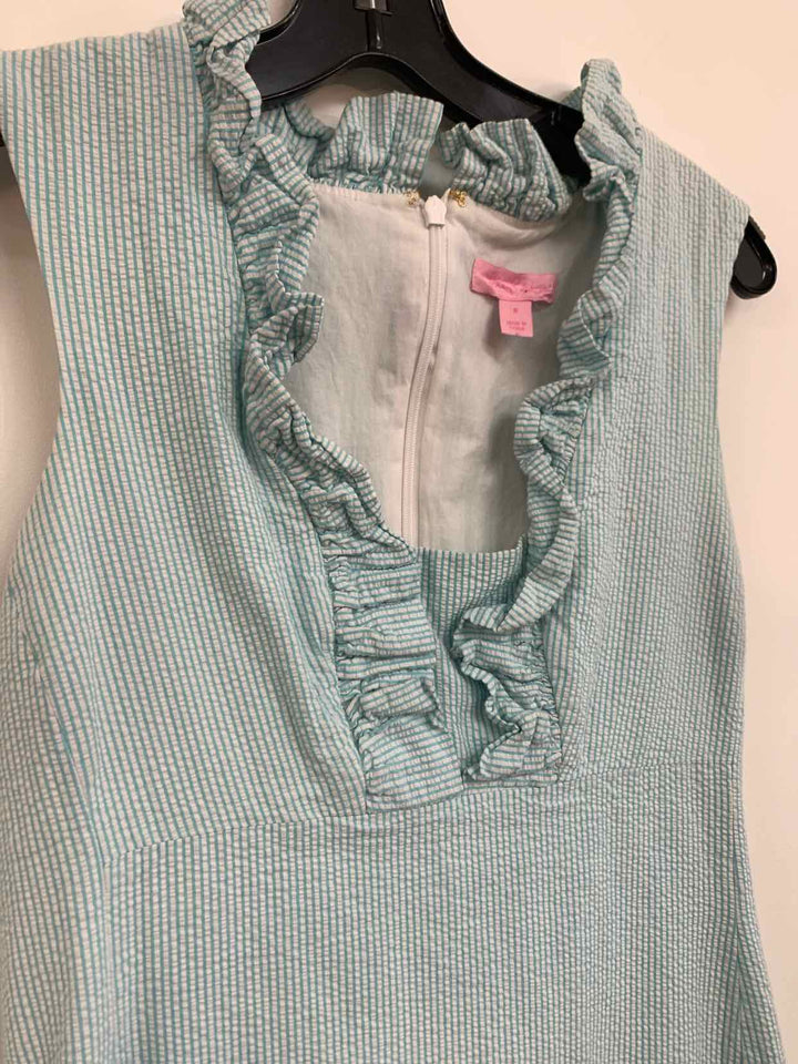 Women Size 8 Lilly Pulitzer mint green sleeveless dress