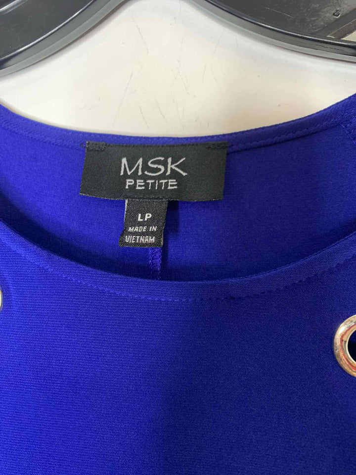 Women Size LP MSK Blue short sleeve