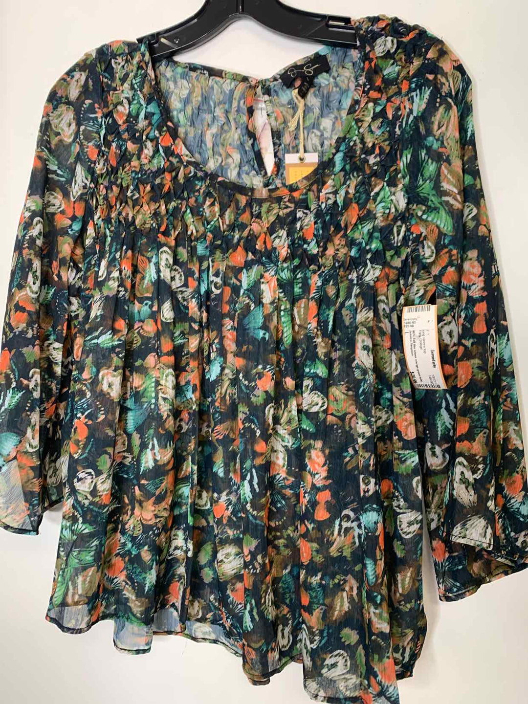 Jessica Simpson Women Size L Orange long sleeve top